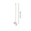 Unique Bargains Butterfly Heart Cup Chain Charm Water Cup Pendant 1 Pc - 2 of 4
