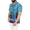 HAPPY BAY Men's Halloween Costumes Hawaiian Shirts Short Sleeve Button Down Shirt Mens Shirt Vacation Casual Summer Beach Shirts Funny - 3 of 4
