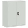 vidaXL File Cabinet Light Gray 35.4 in.x15.7 in.x41.3 in. Steel - 2 of 4