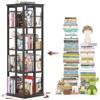 Aheaplus Rotating Bookshelf, Corner Bookshelf - image 3 of 4