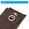 Unique Bargains Short Tier Small Grommet Short Cabinet Blackout Drapes 2 Pcs - 4 of 4