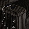 110-Inch Corduroy Corner Sofa: L-Shaped with Storage, USB/Type-C Ports, Cup-Holders - Deep Seat Comfort for Living Room - 3 of 4