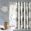 Vynxaria Multicolor Circular Print Shower Curtain 72x72 Inch - 2 of 4