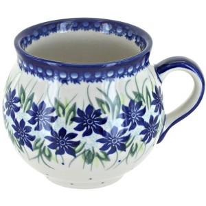 Blue Rose Polish Pottery 455 Vena Bubble Mug - 1 of 1