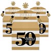 Big Dot of Happiness We Still Do - 50th Wedding Anniversary - Treat Box Party Favors - Anniversary Party Goodie Gable Boxes - Set of 12 - 2 of 4