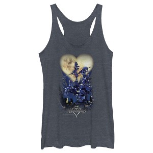 Women's Kingdom Hearts 1 Box Art Racerback Tank Top - 1 of 4