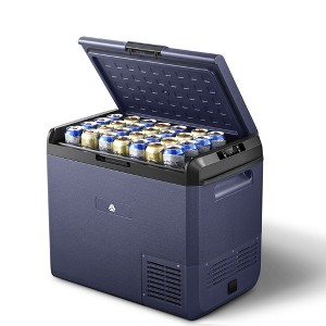 26QT Portable Car Fridge with LCD Display, IPX4 Waterproof mini Fridge, Car Refrigerator with ECO/MAX Dual Cooling Modes - 1 of 4