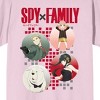 Spy X Family Forger Family Pixel Grid Crew Neck Short Sleeve Cradle Pink Women's T-shirt - 2 of 2
