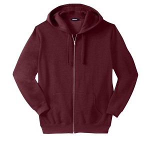 KingSize Men's Big & Tall Fleece Zip-Front Hoodie - 1 of 4