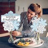 Big Dot of Happiness Winter Wonderland - Snowflake Holiday Party and Winter Wedding Centerpiece Sticks - Showstopper Table Toppers - 35 Pieces - 3 of 4