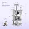 JIONJOY 54-Inch Cat Climbing Tower: Dual Apartments - 4 of 4