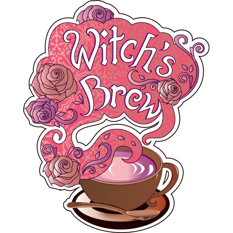 Men's Design By Humans Witch's Brew Cup of Coffee Pretty Halloween Concoction Shirt By TronicTees Tank Top, 2 of 3