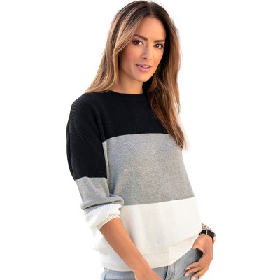 Women's Color Block Sweater - LASCANA