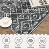 Area Rugs Boho Moroccan Rugs for Living Room Carpet Abstract Rugs for Bedroom Soft Distressed Rug - 4 of 4