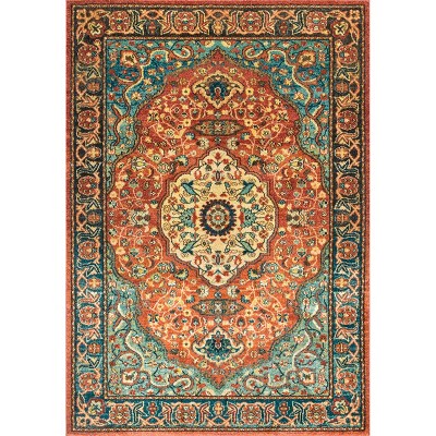 Nuloom Floral Medallion Pearlie Indoor Area Rug