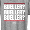 Women's - Ferris Bueller's Day Off - Bueller Bueller Bueller Short Sleeve Graphic T-Shirt - 2 of 4