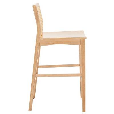 Benicio Natural Rattan Bar Stool Set of 2