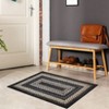 Soft Pearl Velvet Geometric Rug, Foldable, Kid & Pet Friendly, Durable Edges, Easy to Clean for Cozy Living Spaces - 2 of 4