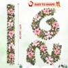 COZONY 6ft Prelit Christmas Garland with Timer, 20 LED Lights with Ball Ornaments & Bows, Pink Xmas Garland for Fireplace Stairs Railing - 2 of 4