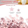 Unique Bargains Christmas Decorations DIY Twinkle Metallic Foil Glitter Star Tables Confetti 0.2/0.4 Inch 0.07 Ibs - 2 of 4