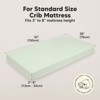 KeaBabies 2pk Soothe Fitted Crib Sheets Neutral, Organic Baby Crib Sheets, Fits Standard Nursery Baby Mattress - 3 of 4
