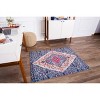 36"x48" Porto 1/2" Rug'D Chair Floor Mat Blue/Red - Anji Mountain: Indoor Polyester Medallion Design, Spot Clean - 4 of 4