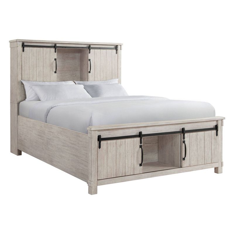 Queen Jack Platform Storage Bed White - Picket House Furnishings, 3 of 13