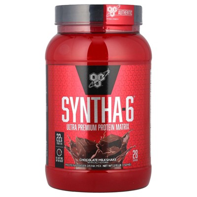 BSN Syntha-6®, Ultra Premium Protein Matrix, Chocolate Milkshake, 2.91 lb (1.32 kg)