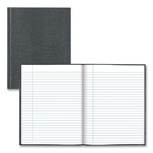 Blueline Executive Notebook, 1-Subject, Medium/College Rule, Cool Gray Cover, (72) 9.25 x 7.25 Sheets - 1 of 4