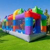Herokiddo Block Party 20’ Inflatable Obstacle Course Commercial Grade PVC, Fun Backyard Challenge for Kids and Adults - 2 of 4