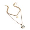 SOHI Women's Gold Everyday Multi-Layer Necklace - 2 of 4