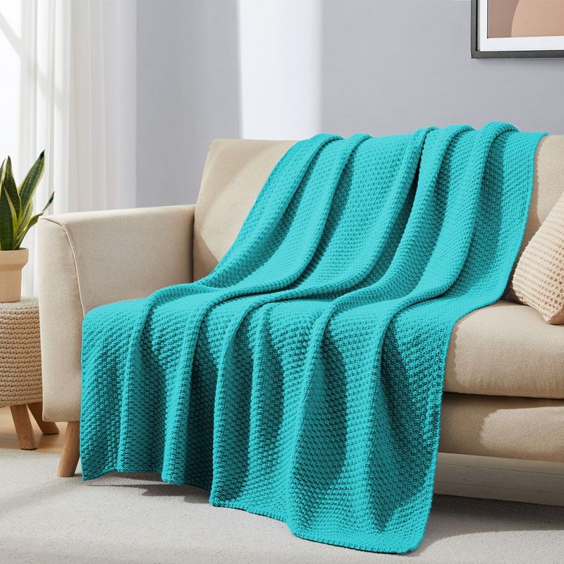 Peace Nest Lightweight and Soft Knit Throw Blanket for Couch, 5 of 7