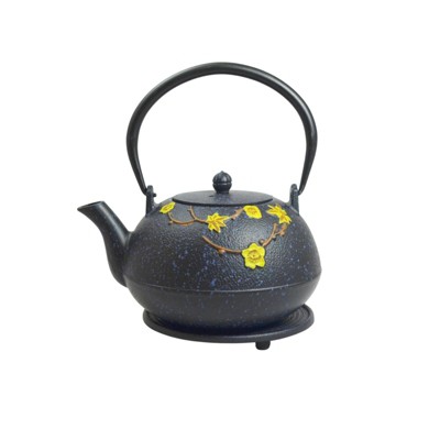 Frieling JA CAST IRON TEAPOT 34 FL. OZ, WITH TRIVET