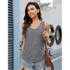 Ladies Sports Tank Top 92% Polyester 8% Spandex - Lightweight, Stretchy, Loose Fit, Racerback, Scoop Neck - 4 of 4