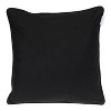 HomeRoots 20" Black and White Geometric Cotton Throw Pillow - 4 of 4