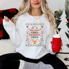 Holiday Vibes Reindeer Rides Ugly Sweater - Women's Graphic Sweatshirt - 3 of 4