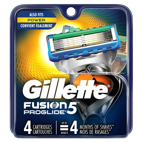 Gillette Fusion5 ProGlide Men's Razor Blade Refills - 4ct : Target
