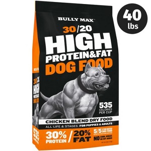 Bully Max 30/20 Adult High-Protein & Fat Chicken Dry Dog Food, 40-lb bag - 1 of 4