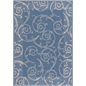 Courtyard CY2665 UV & Stain Resistant Non-Shedding Power Loomed Indoor/Outdoor Rugs - Safavieh - 1 of 4