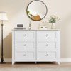 6 Drawer Dresser for Bedroom, Chest of Drawer Dresser for 48 inch TV, Modern Wood Organizer TV Stand for Living Room, Entryway, Hallway - 3 of 4