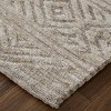 Colton Modern Geometric Tan/Ivory/Brown Area Rug - 3 of 4