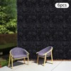 YIYIBYUS 23.62 in.x15.75 in Black Artificial Flower Wall Panel Artificial Flower - 2 of 4