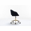 NicBex Armless Home Office Chair with Adjustable Height Modern Rotatable Mesh Fabric Computer Chair with 5 Casters for Office, Study, Bedroom - 3 of 4