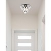 Elegant Lighting Ella 12 inch flush mount in black - 2 of 4