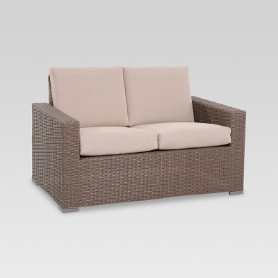 target wicker loveseat