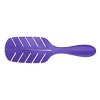Bass Brushes BIO-FLEX Detangler Hair Brush Patented Pure Plant Handle Flexible Nylon Pins - 2 of 4