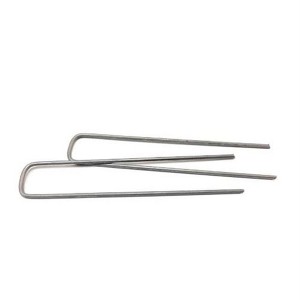 Gardeneer by Dalen 4" Garden Staples – Heavy-Duty Steel Stakes for Landscape Fabric, Netting, and Garden Covers, 20 Count - 1 of 3