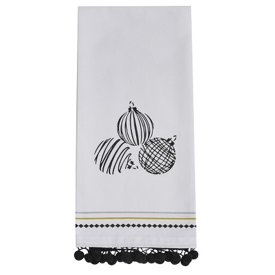 Split P Tidings & Tinsel Ornaments Decorative Dishtowel Set of 2