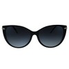 Tiffany & Co. TF 4178 8055T3 Womens Cat-Eye Polarized Sunglasses Black On Tiffany Blue 57mm - 2 of 3
