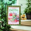 Evergreen Meowy Christmas Suede Garden Flag 12 x 18 Inches Indoor Outdoor Decor - 3 of 4